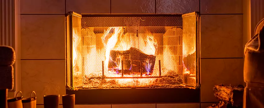 Mendota Hearth Landscape Fireplace Installation in Cartersville, Georgia