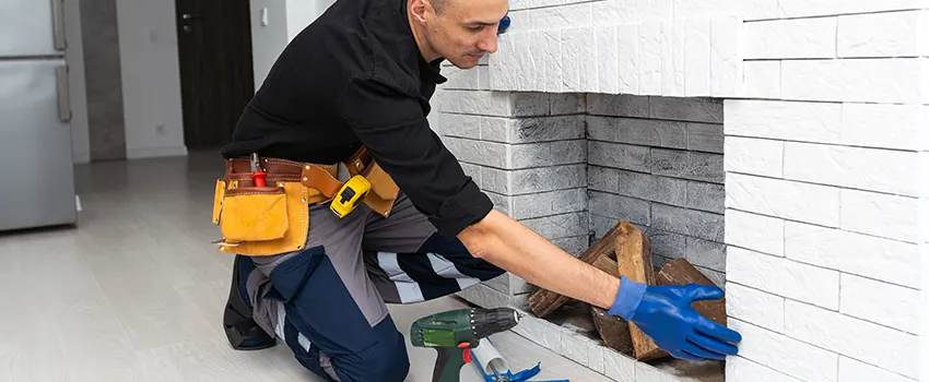Fireplace Damaged Damper Frame Repair Services in Cartersville, Georgia