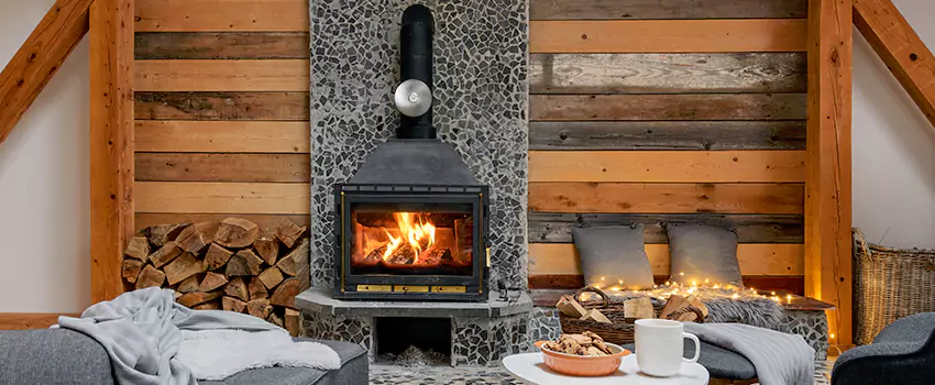 Thelin Hearth Products Direct Vent Gas Stove Fireplace Inspection in Cartersville, Georgia